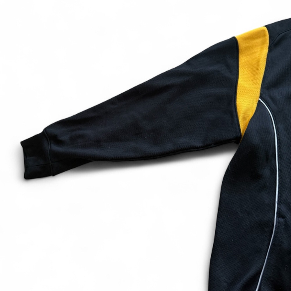 Reebok BostonBruins NHL Black and Yellow Hooded Sweatshirt Logo SzM - Picture 3 of 13